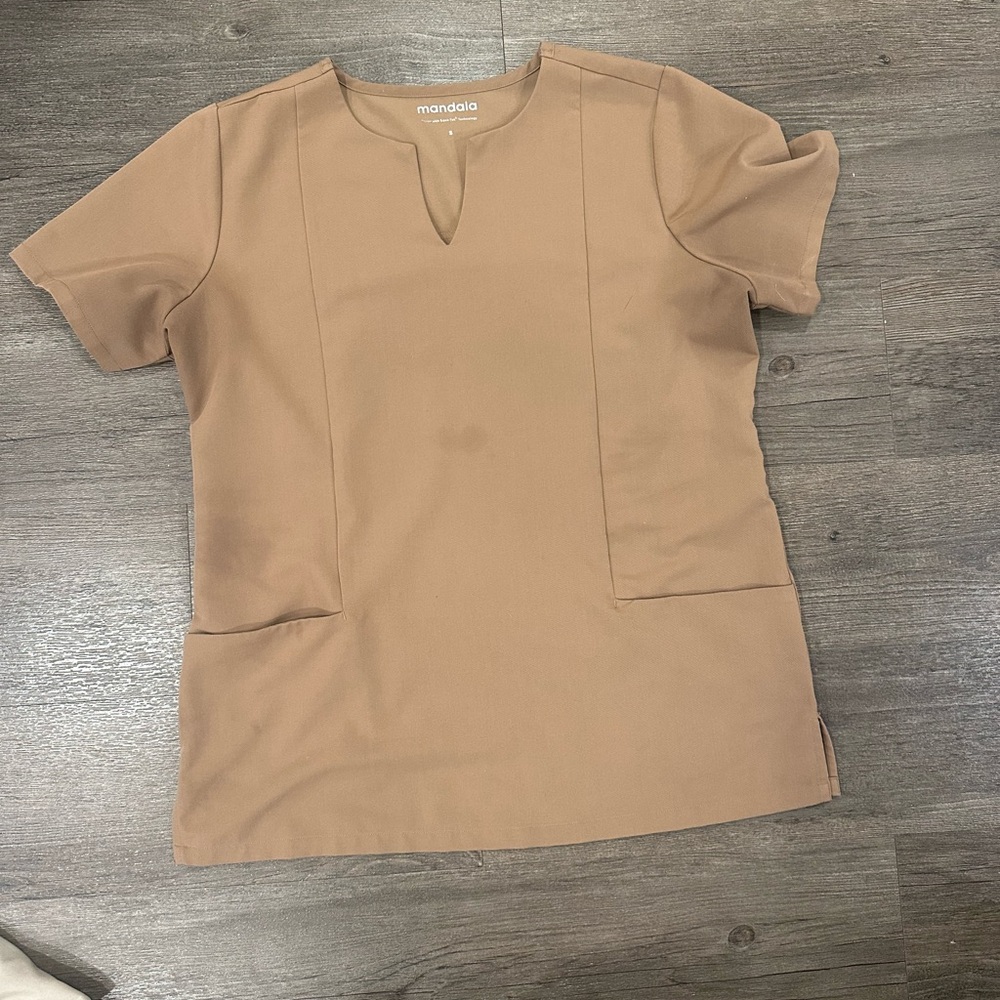 Mandala Scrub Top